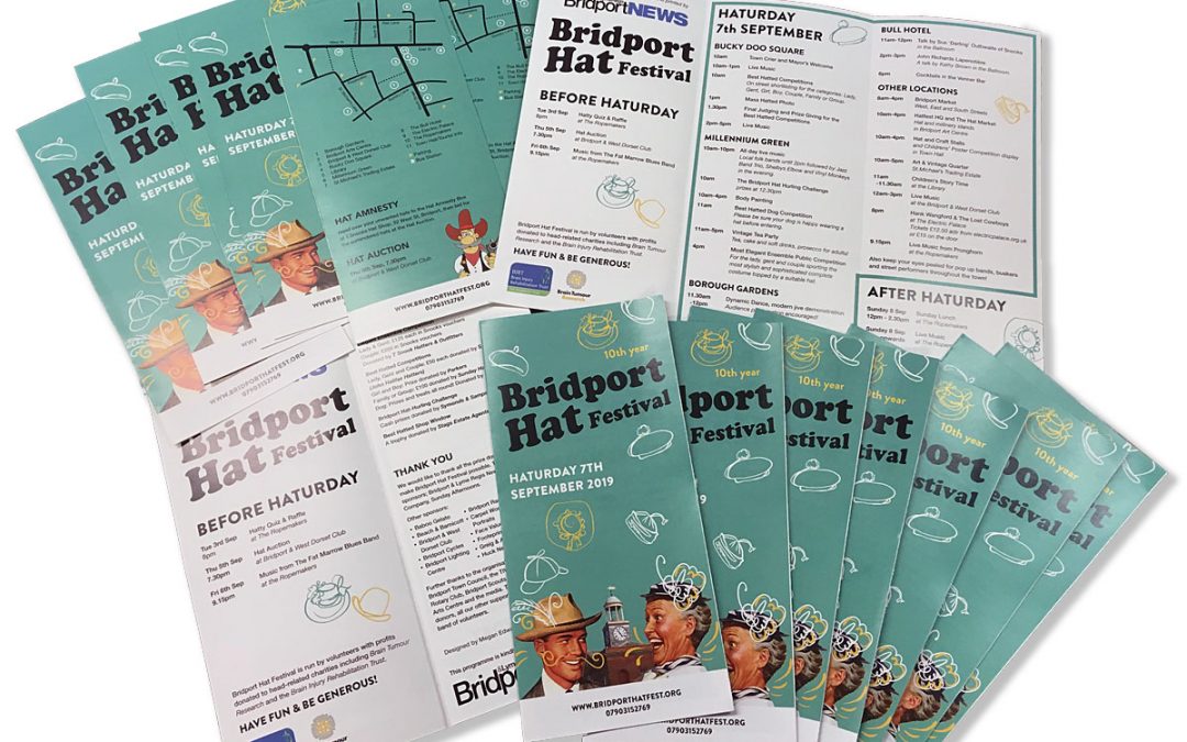 Bridport Hat Festival 2019 - programme