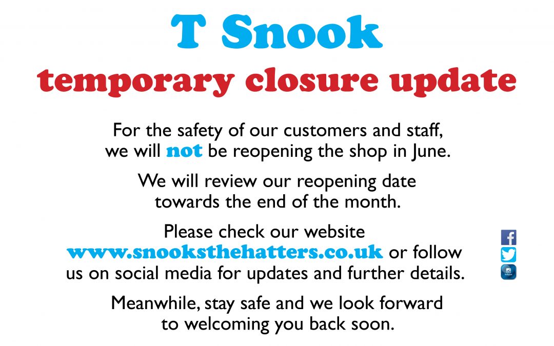 Temporary closure update notice