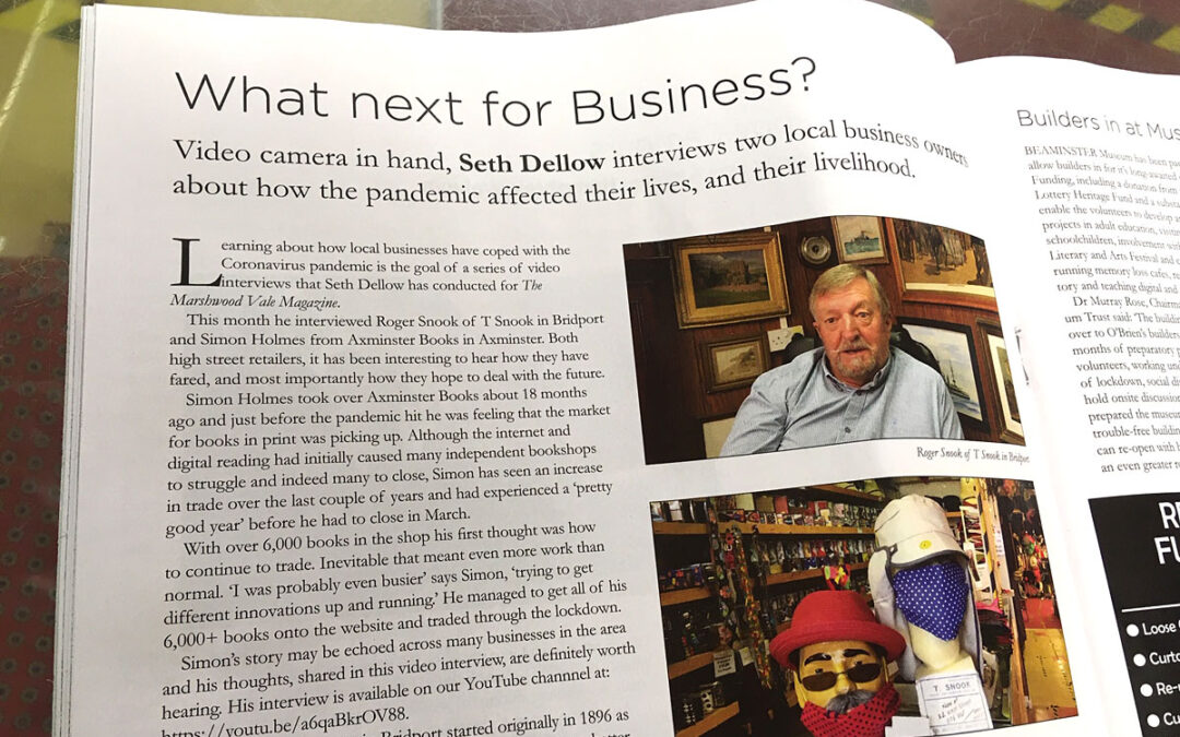 Marshwood Vale Magazine, issue Sept 2020