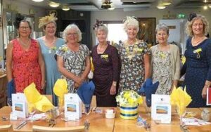 Tangent ladies at Hat Talk by Sue, for T Snook hatters of Bridport