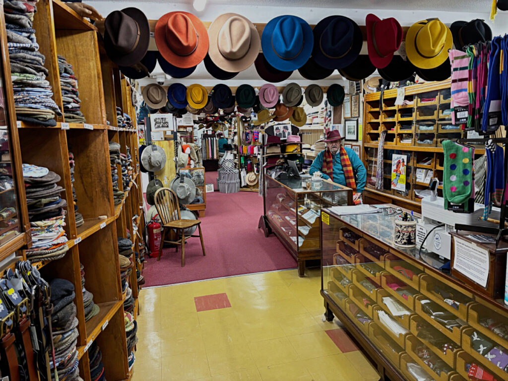T Snook interior, with proprietor Mr Roger Snook,