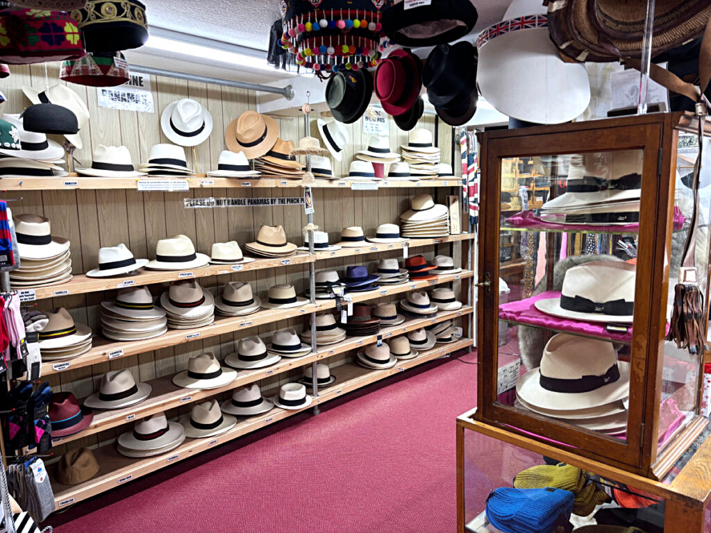 T Snook interior, no.32, 'Wall of Panamas'