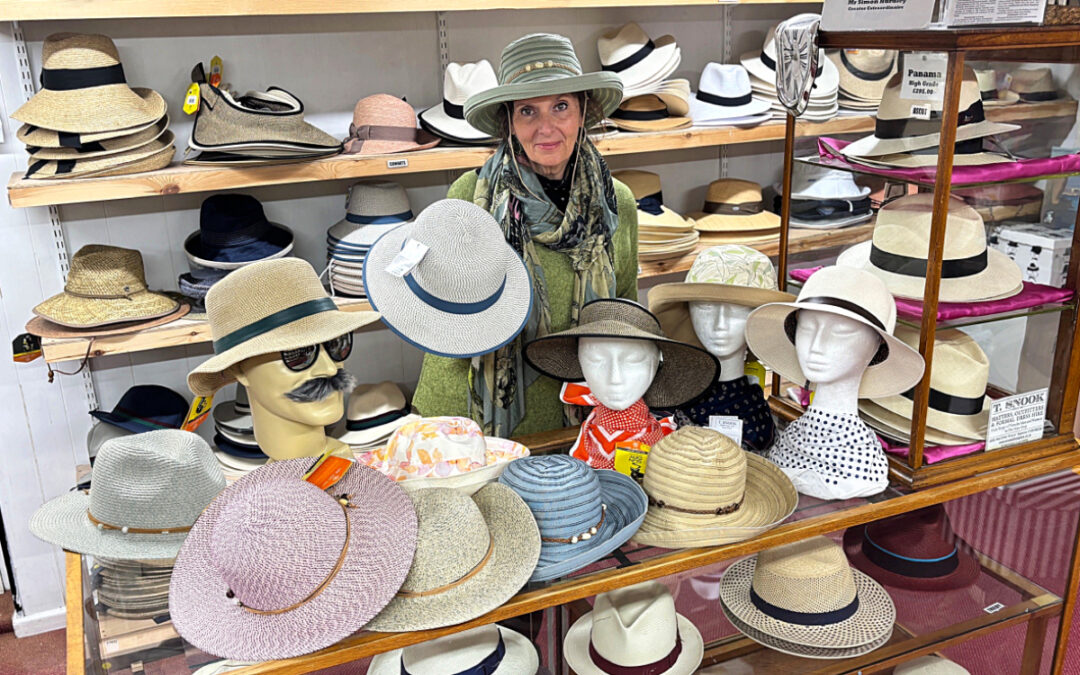 Sunhats at T Snook, hatters