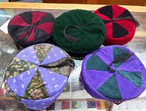 Smoking caps at T Snook, hatters of Bridport