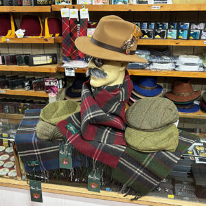 Alan Paine wool felt hat, flat caps (XS & XXS) & 100% wool scarves, at T Snook, hatters of Bridport
