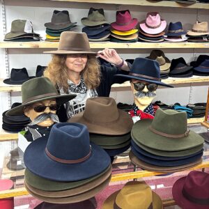 PJ Powell 'Louisiana' hats at T Snook, hatters of Bridport