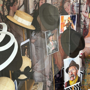Hats in Art for Dorset Art Weeks 2026, at T Snook, hatters of Bridport, Dorset, UK