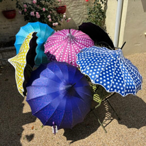 Umbrella/parasols at T Snook. hatters of Bridport, Dorset, UK