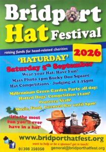 Bridport Hat Festival 2026 poster