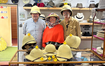 Pith Helmets… with Ducks!