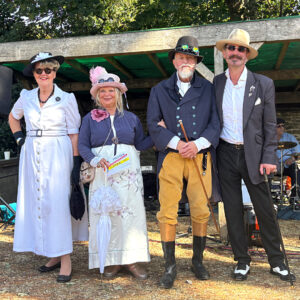 Elegant Ensemble Competition winners, 2025, for Bridport Hat Festival
